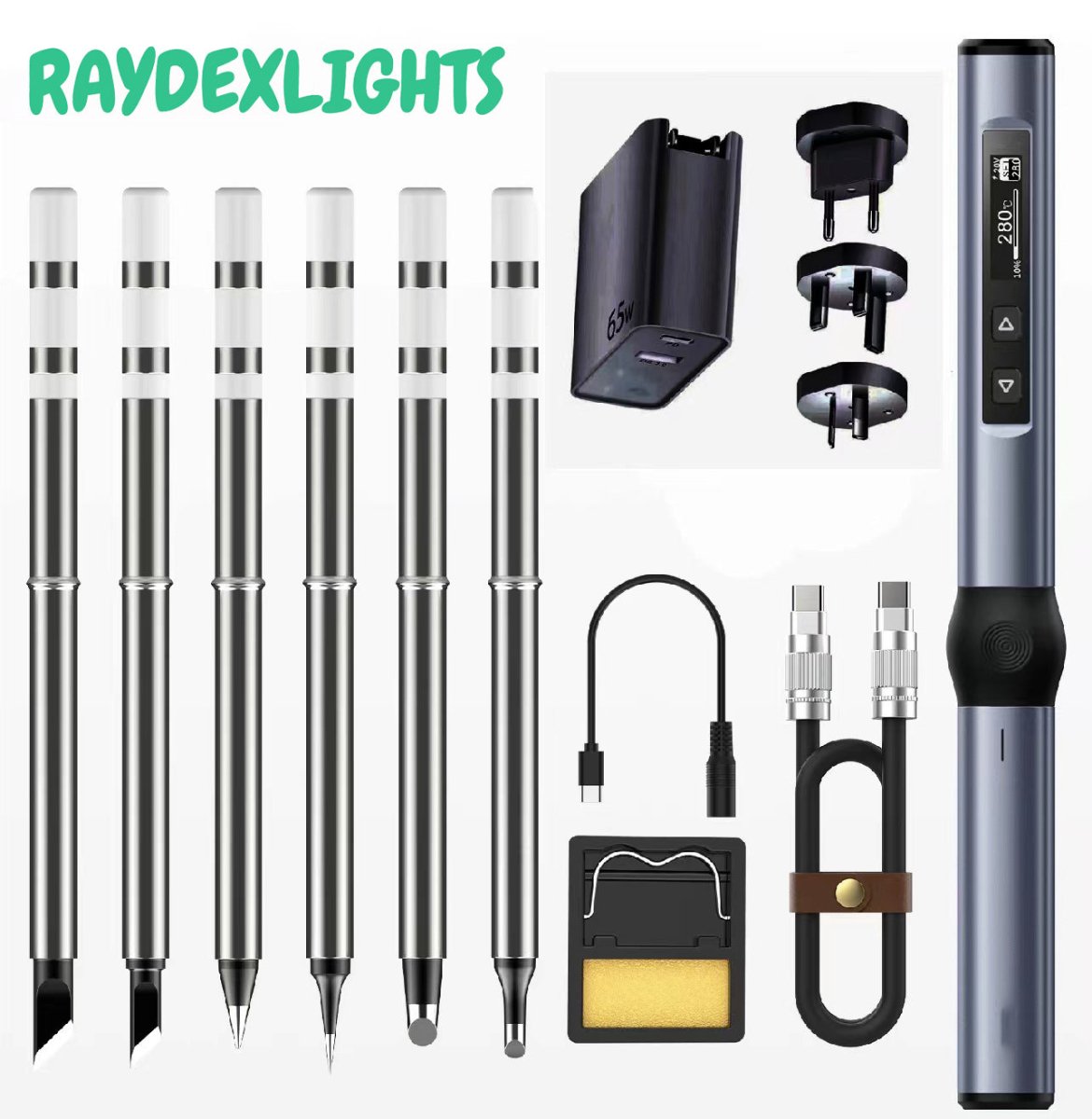 Mini Digital Soldering Iron Kit - Raydexlights