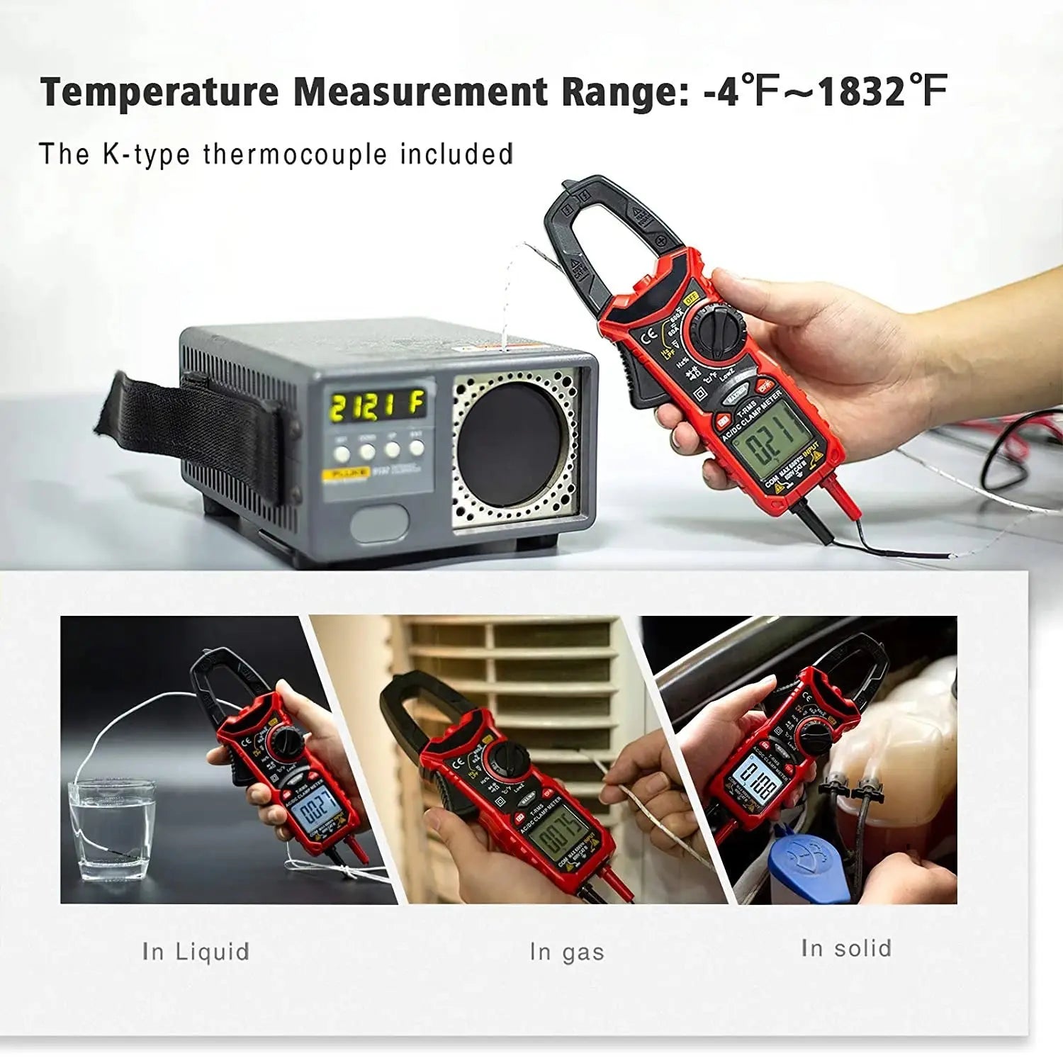 RD206D AC/DC Digital Clamp Meter - Raydexlights