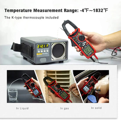 RD206D AC/DC Digital Clamp Meter - Raydexlights